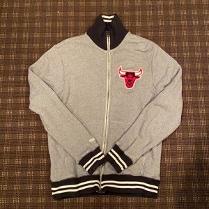 Mitchell & Ness Chicago Bulls Zip Up Sweatshirt